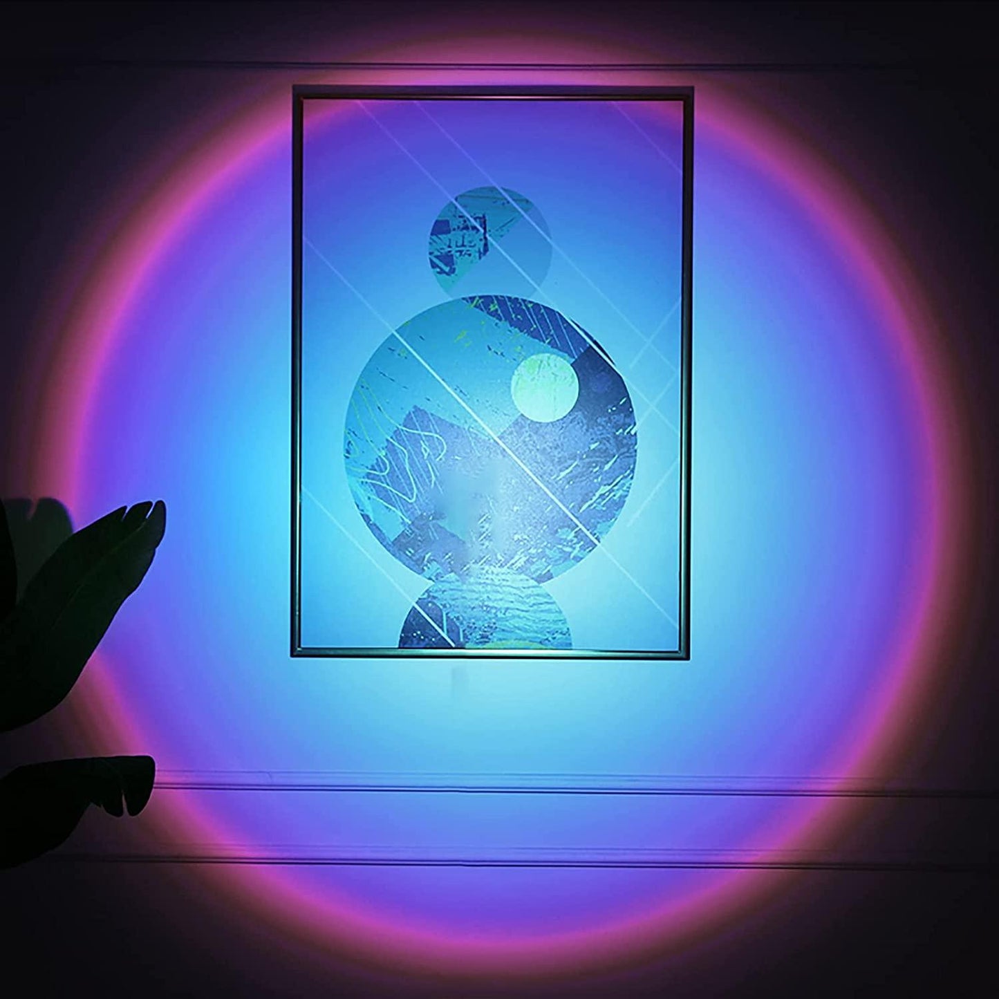 Sunset Projection Lamp, 180 Degree Rotation Rainbow Projection Lamp Led Light - Decotree.co Online Shop