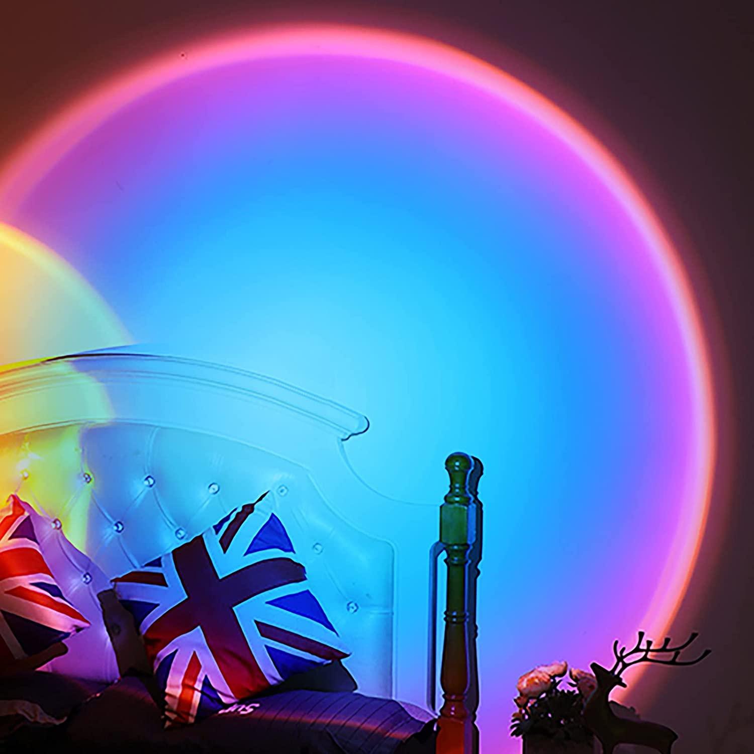 Sunset Projection Lamp, 180 Degree Rotation Rainbow Projection Lamp Led Light - Decotree.co Online Shop