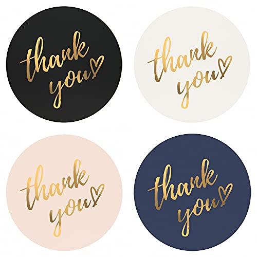 Thank You Stickers Roll | Simple and Sincere | 1.5 inch | Waterproof | 500 Labels for Small Business, Packaging - Decotree.co Online Shop
