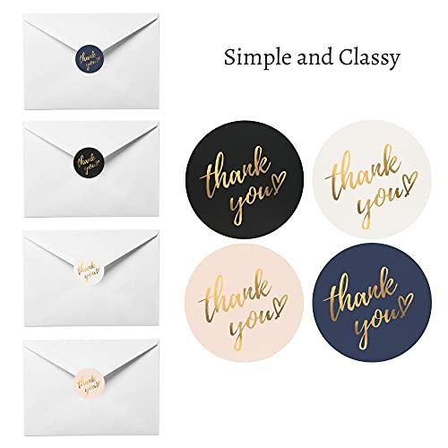 Thank You Stickers Roll | Simple and Sincere | 1.5 inch | Waterproof | 500 Labels for Small Business, Packaging - Decotree.co Online Shop