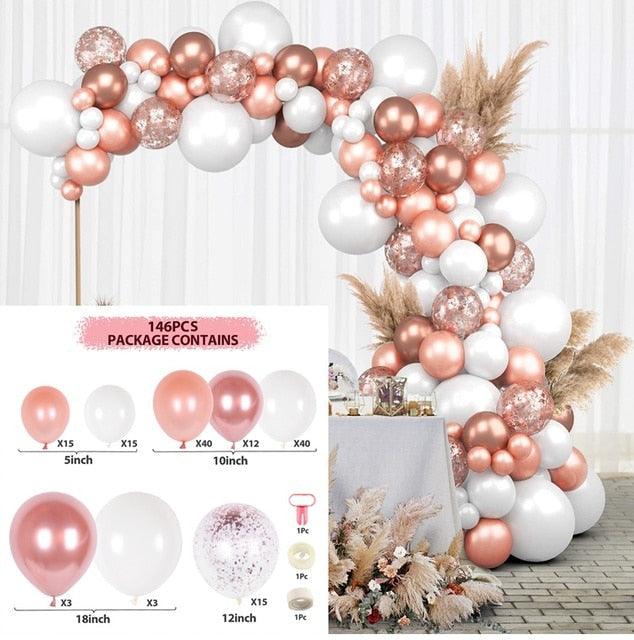 The Most Popular 60 Balloon Garland Arch Wedding Birthday Balloons Decorations - Decotree.co Online Shop