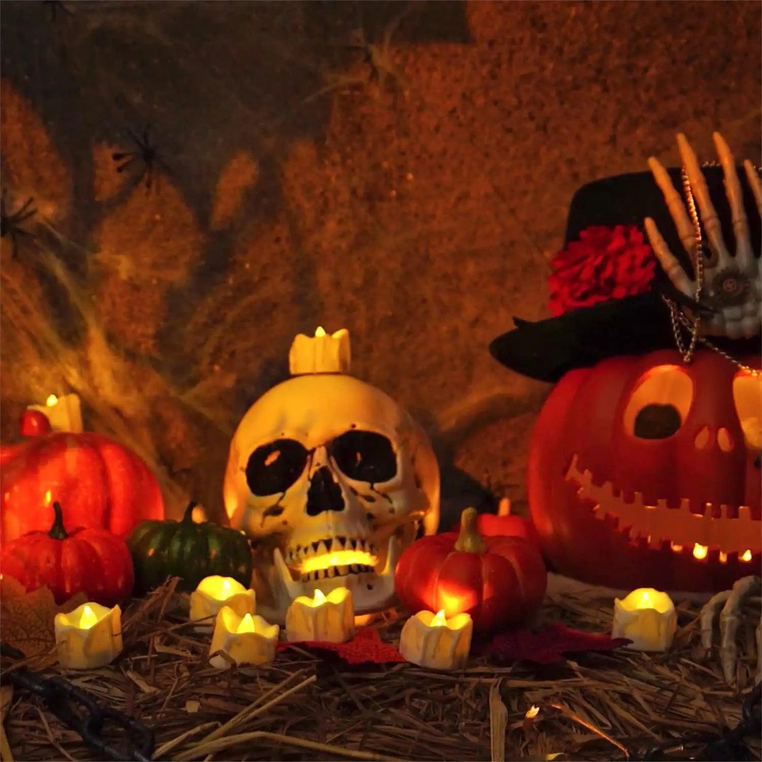 Timer Tea Lights, Flameless Flickering Auto Tea Lights Battery Operated Long-Lasting, Pack of 12 - Decotree.co Online Shop