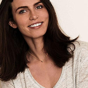 Tiny Gold Initial Heart Necklace-14K Gold Filled Handmade Dainty Personalized Letter Heart Choker Necklace Gift For Women Kids - Decotree.co Online Shop