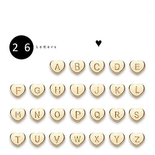 Tiny Gold Initial Heart Necklace-14K Gold Filled Handmade Dainty Personalized Letter Heart Choker Necklace Gift For Women Kids - Decotree.co Online Shop