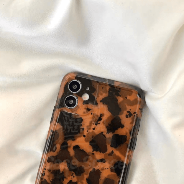 Tortoise Shell iPhone 13 12 11 Pro Max case iPhone 13 12 mini case iPhone XR case iPhone XS Max Case iPhone 7 8 Plus - Decotree.co Online Shop