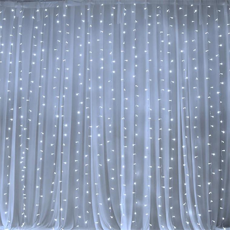 Twinkle Star 300 LED Window Curtain String Light - Decotree.co Online Shop