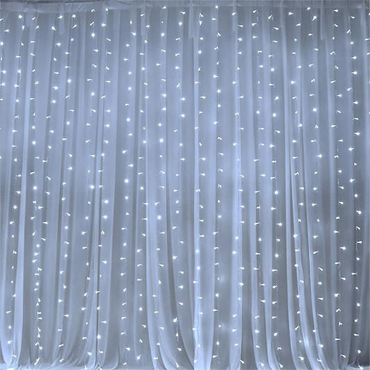 Twinkle Star 300 LED Window Curtain String Light for Outdoor Indoor Wall Decorations - Decotree.co Online Shop