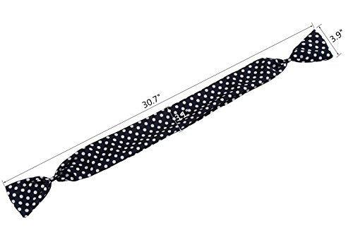 Twist Bow Wired Headbands Scarf Wrap Hair Accessory Hairband (4 Packs) - Decotree.co Online Shop