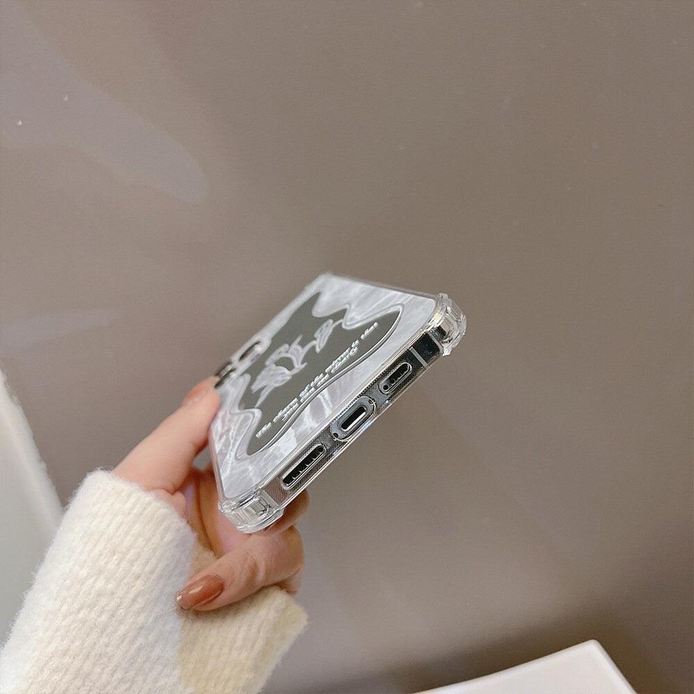 Vintage Mirror Tulip Flower Makeup iphone 13 12 Pro Max Phone Case iphone 13 12 11 Pro iphone 13 12 Mini iphone 11 Pro Max X Xr Xs Max Case - Decotree.co Online Shop