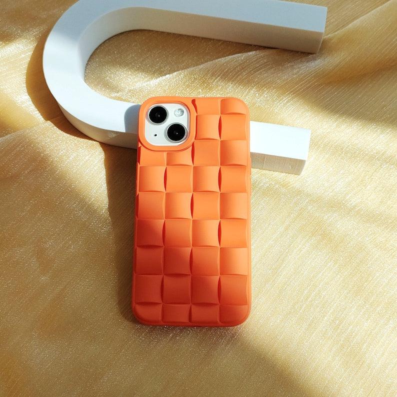 Weave Texture Shockproof iPhone 14 12 13 Pro Max Case iPhone13 12 Pro Case iPhone12 13 Mini iPhone11 Pro Max Xr Xs Max Case - Decotree.co Online Shop