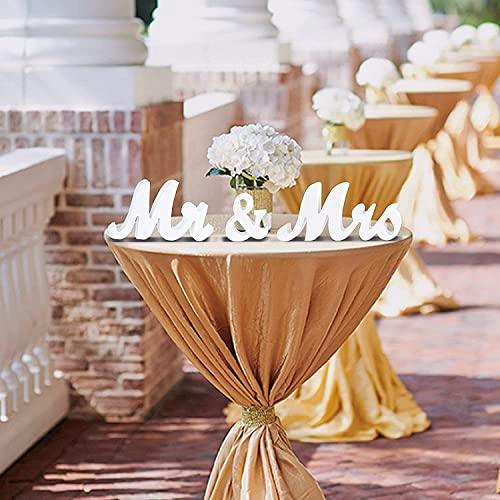 Wedding Decorations Set,Large Mr and Mrs Sign & Just Married Banner,Mr & Mrs Signs for Wedding Table,Wedding Decorations - Decotree.co Online Shop