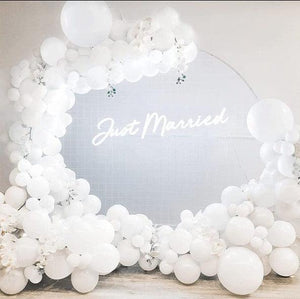 White Balloon Garland Kit 115PCS White Latex Balloons Arch Wedding Baby Shower Party Decor - Decotree.co Online Shop