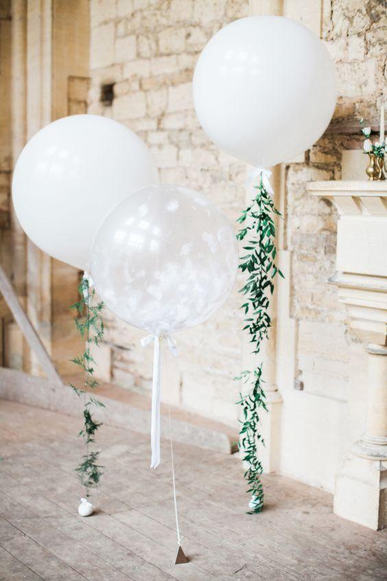 White Balloons 3 Ft Giant Round Large Giant Balloons Wedding Bride Latex Engaged - Decotree.co Online Shop