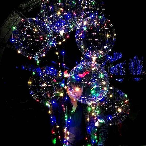 Wholesale Clear Bobo Balloons Transparent Bubble Balloon for Light Up Led Balloons - Decotree.co Online Shop