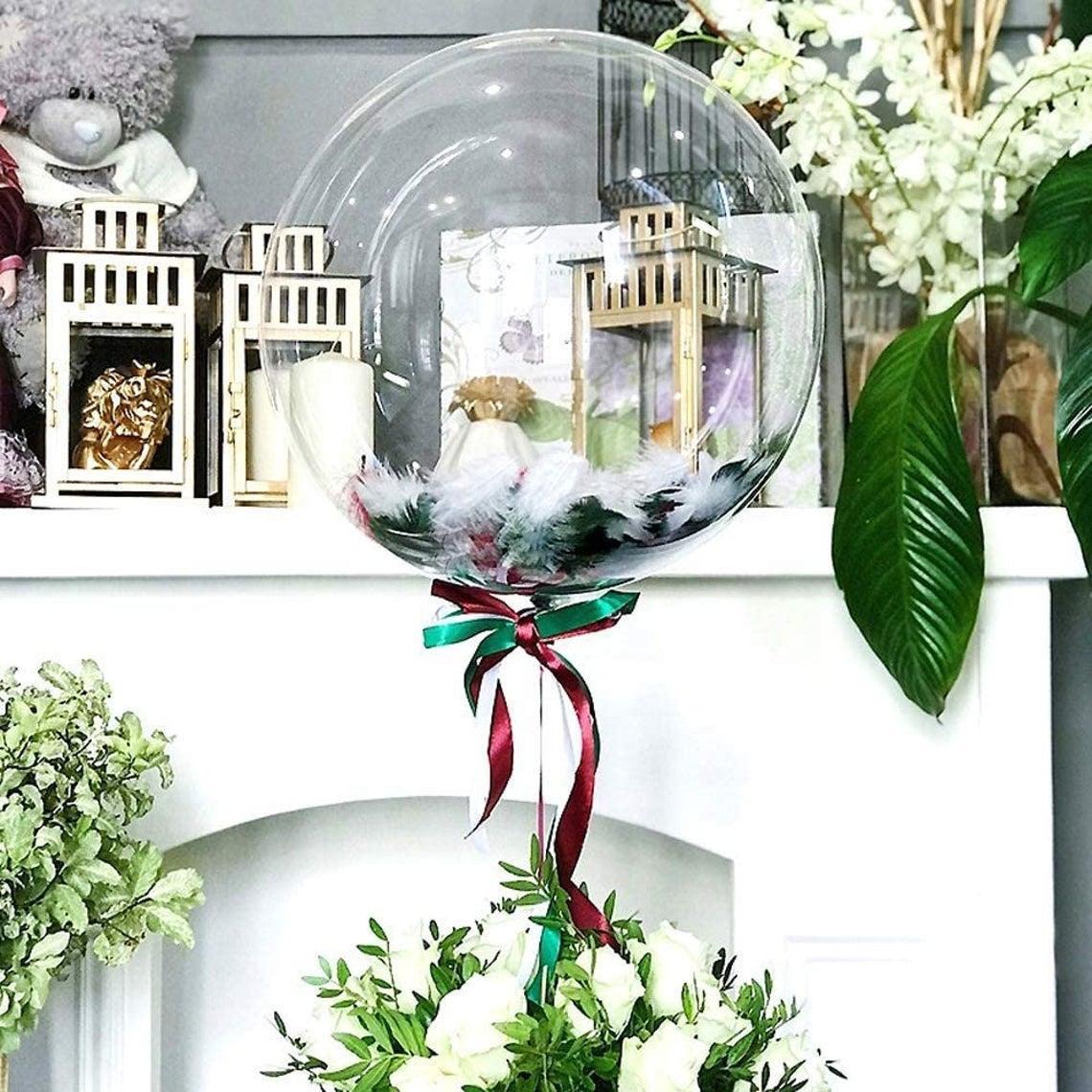 Wholesale Clear Bobo Balloons Transparent Bubble Balloon for Light Up Led Balloons - Decotree.co Online Shop