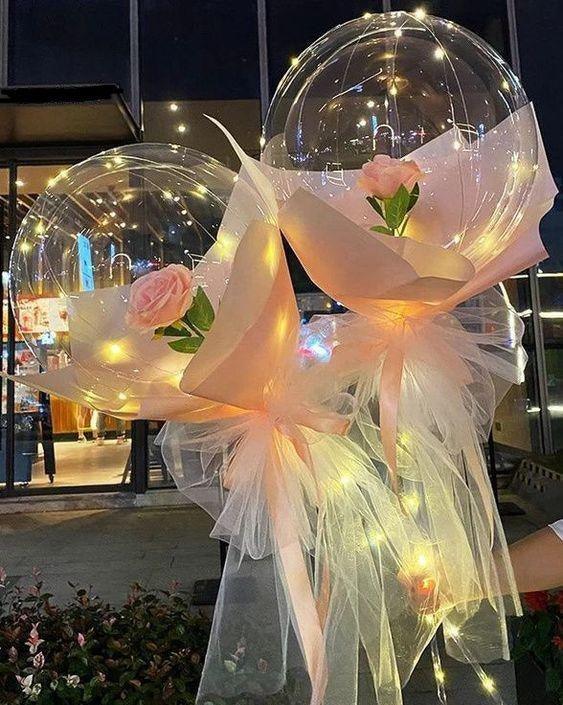 Wholesale Clear Bobo Balloons Transparent Bubble Balloon for Light Up Led Balloons - Decotree.co Online Shop