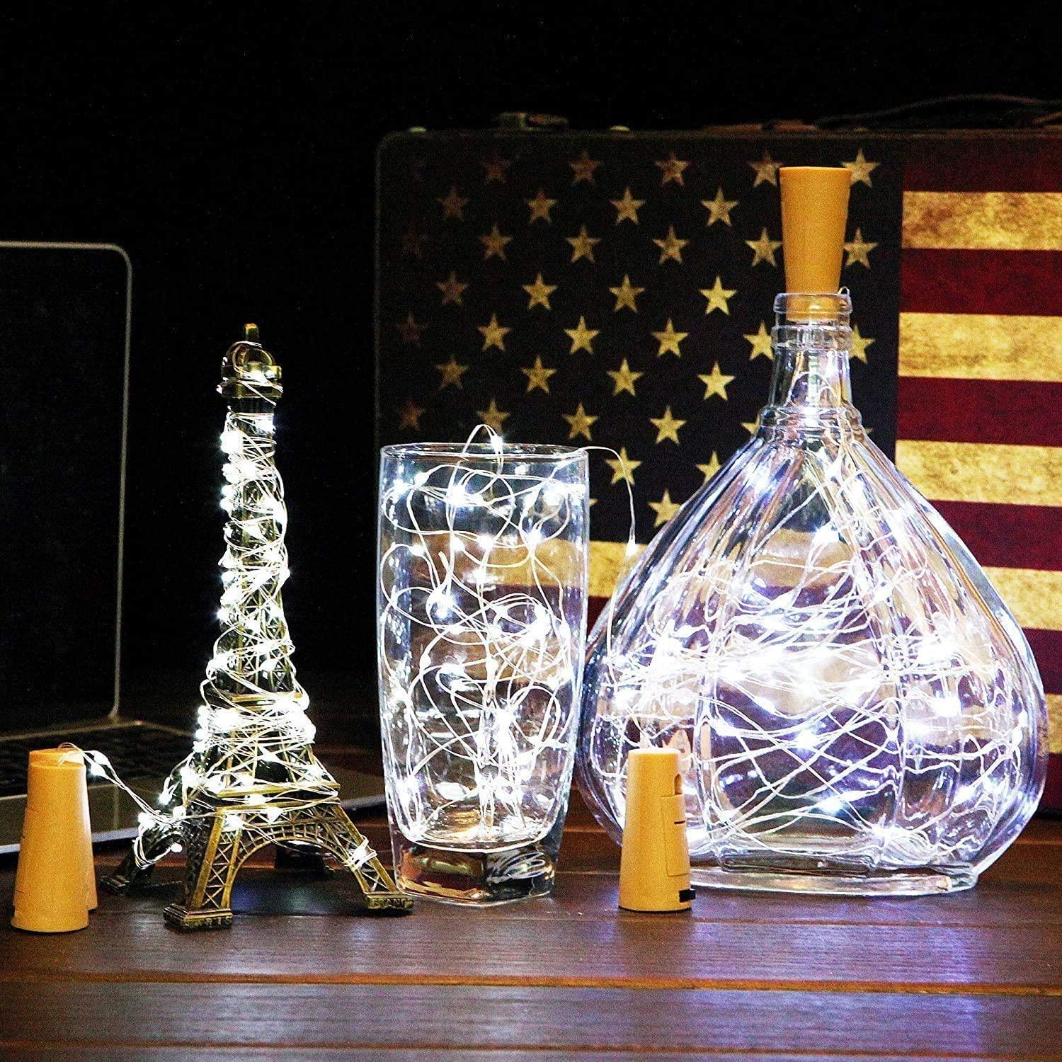 Wine Bottle Cork Lights for Party Wedding Bedroom Festival Halloween Bar Jar Lamp Decoration - Decotree.co Online Shop