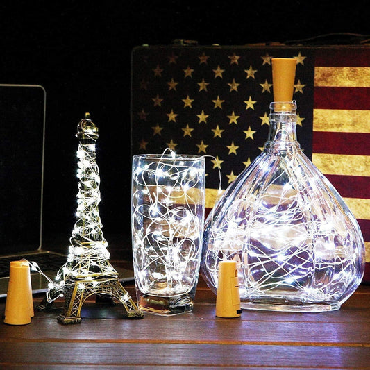 Wine Bottle Cork Lights for Party Wedding Bedroom Festival Halloween Bar Jar Lamp Decoration - Decotree.co Online Shop