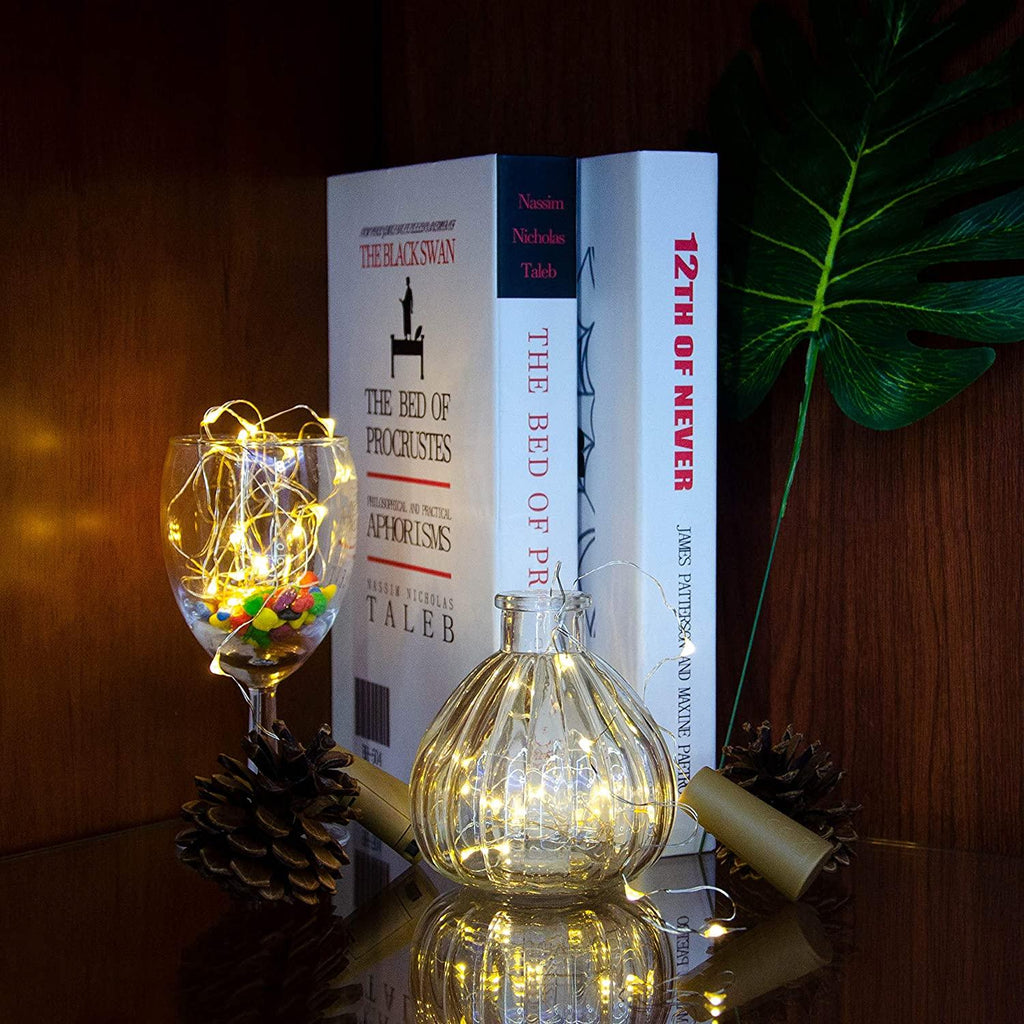 Wine Bottle Lights with Cork LED Battery Operated LED Fairy Lights - Decotree.co Online Shop