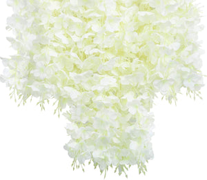 Wisteria Hanging Flowers Fake Flower Garland Artificial Wisteria Vines Wedding Party Wall Decorations - Decotree.co Online Shop