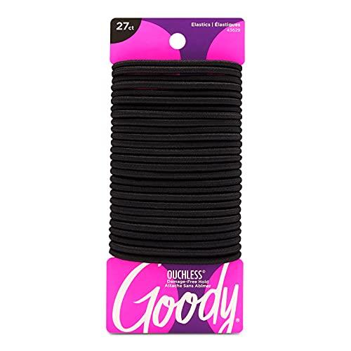Womens Elastic Hair Tie - 27 Count, Black - 4MM for Medium Hair- Hair Accessories for Women Perfect for Long Lasting Braids, Ponytails - Decotree.co Online Shop